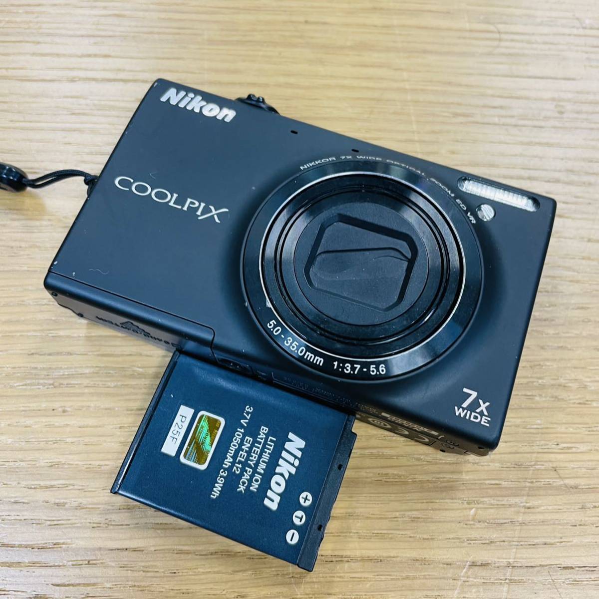 Nikon COOLPIX S6100 コンパクトデジタルカメラ ブラック デジカメ