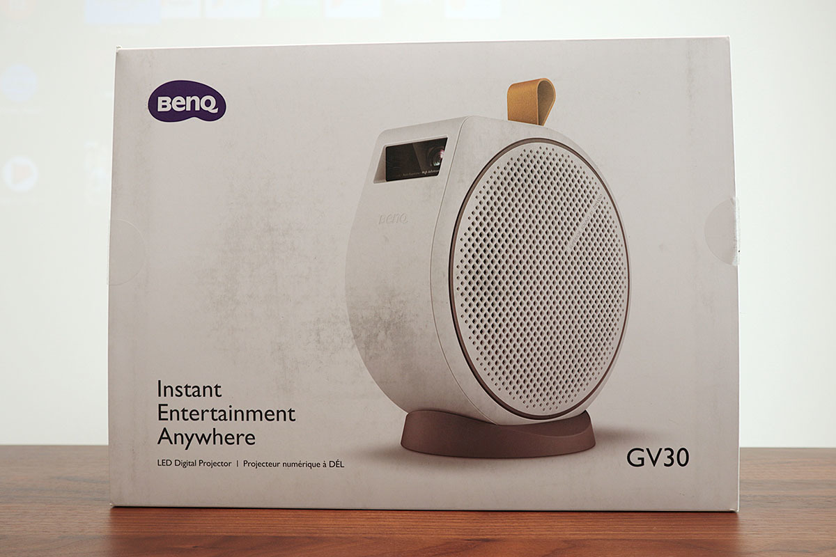 BenQ モバイル LEDプロジェクター GV30 天井投影可能 Android TV搭載