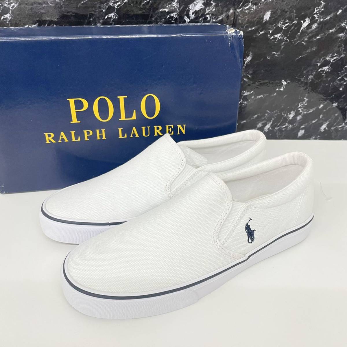 スリッポン POLO 23.5cm RALPH スニーカー ポロラルフローレン 