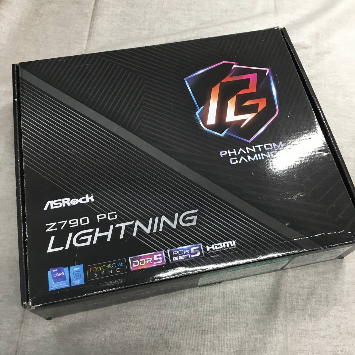 現状品 ASRock マザーボード Z790 PG Lightning Intel 第12世代 ・ 13世代 CPU ( LGA1700 )対応 Z790チップセット DDR5 ATX マザーボード 