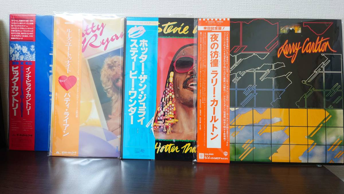 全て帯付】洋楽レコード約70枚セット Larry Carlton， Stevie Wonder