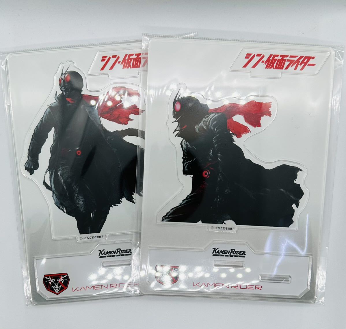 新品 シン・仮面ライダー イラストアクリルスタンド 1号 2号　残2