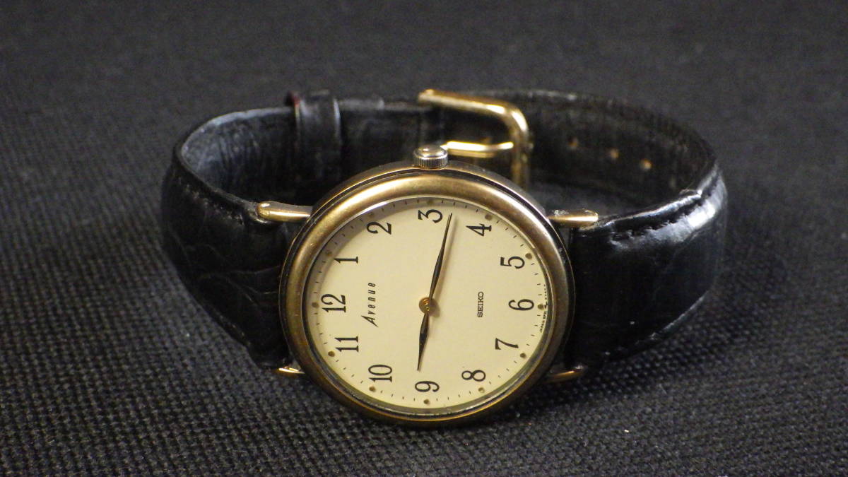 ☆SEIKO セイコー Avenue アベニュー 5P31-6220 メンズ クォーツ腕時計  