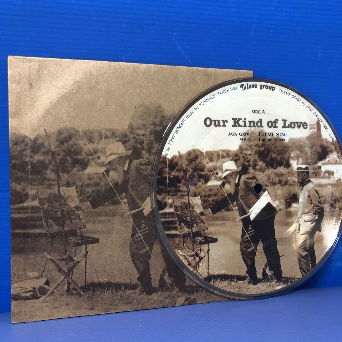 H EPシングル ピクチャー盤 トミー・スナイダー 非売品 タケカワユキヒデ作曲 Our Kind of Love LP レコード 5点以上落札で送料無料