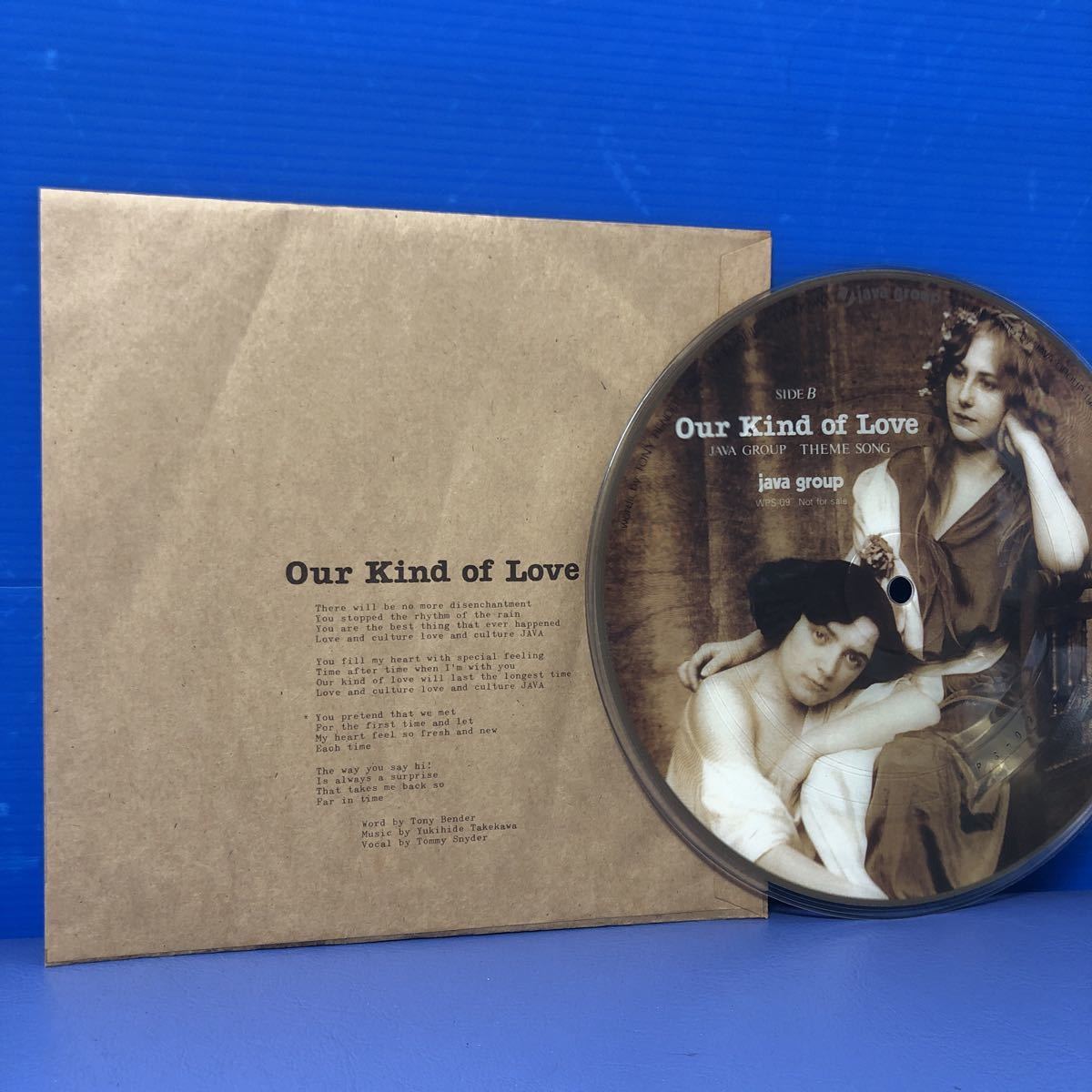 H EPシングル ピクチャー盤 トミー・スナイダー 非売品 タケカワユキヒデ作曲 Our Kind of Love LP レコード 5点以上落札で送料無料