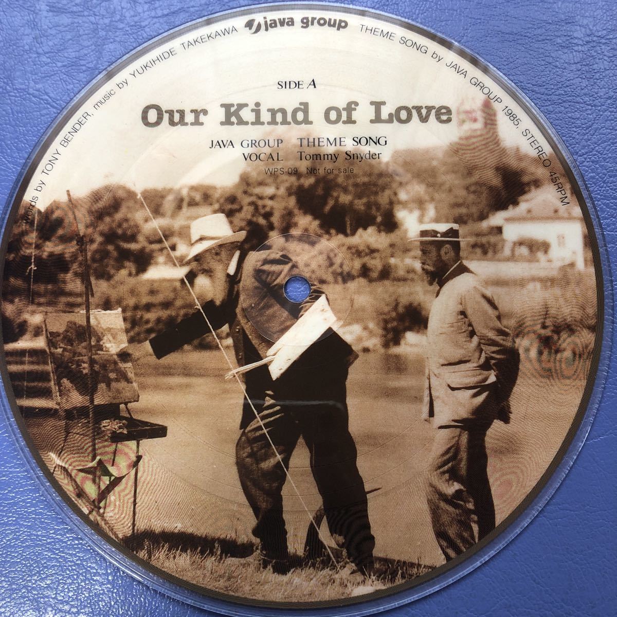 H EPシングル ピクチャー盤 トミー・スナイダー 非売品 タケカワユキヒデ作曲 Our Kind of Love LP レコード 5点以上落札で送料無料