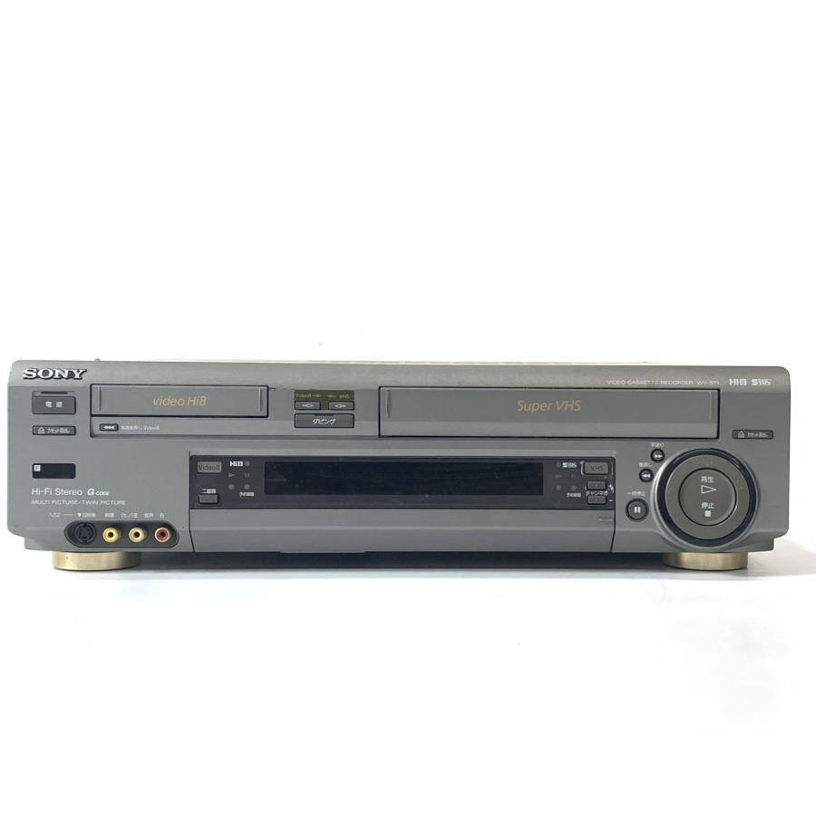 SONY SONY WV-ST1 ソニー Hi8/SVHSビデオデッキ プレーヤー SONY SONY WV-ST1 ソニー Hi8/SVHSビデオデッキ プレーヤー