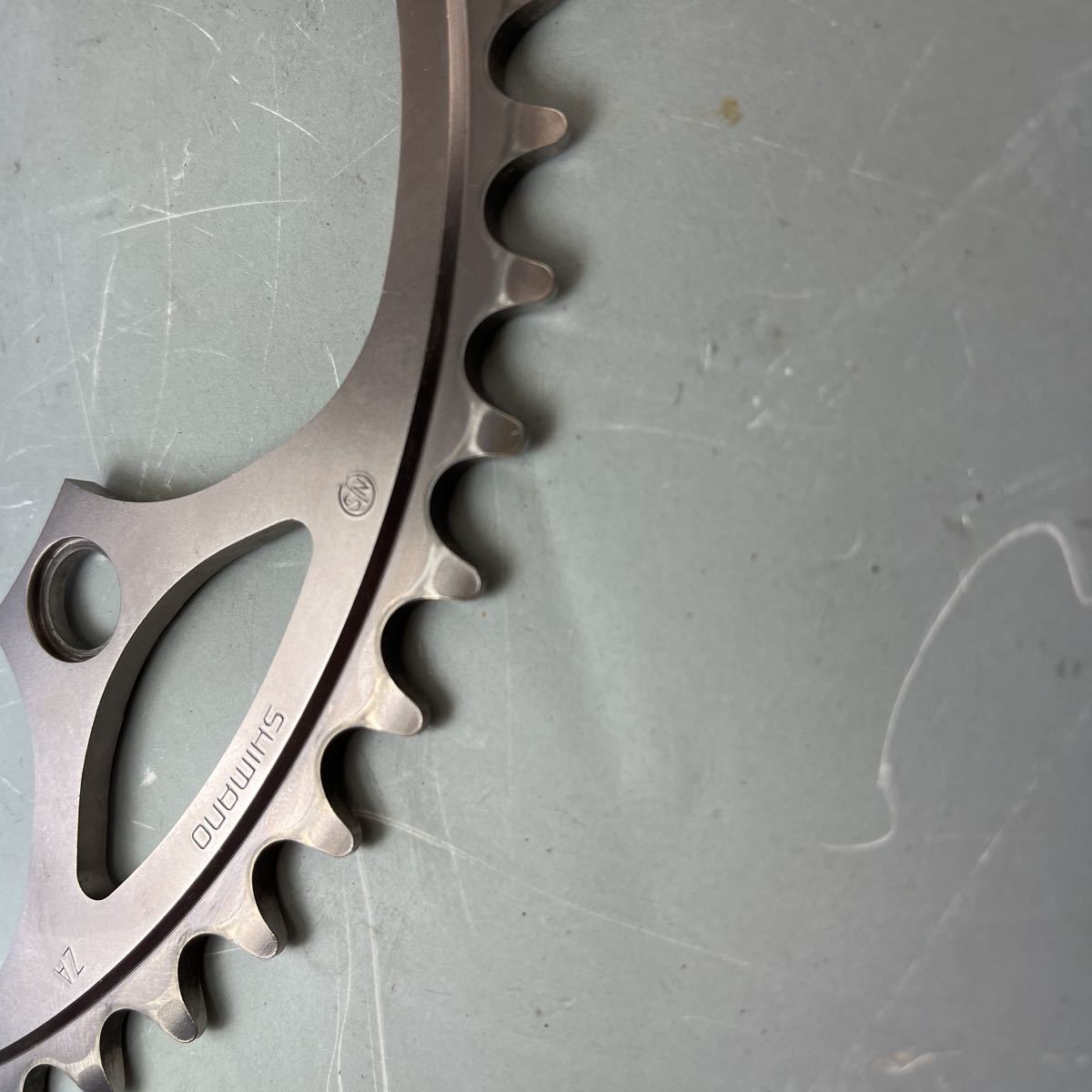 SHIMANO DURA-ACE 53T NJS 1/8， 144 厚歯 シマノ ピスト 競輪