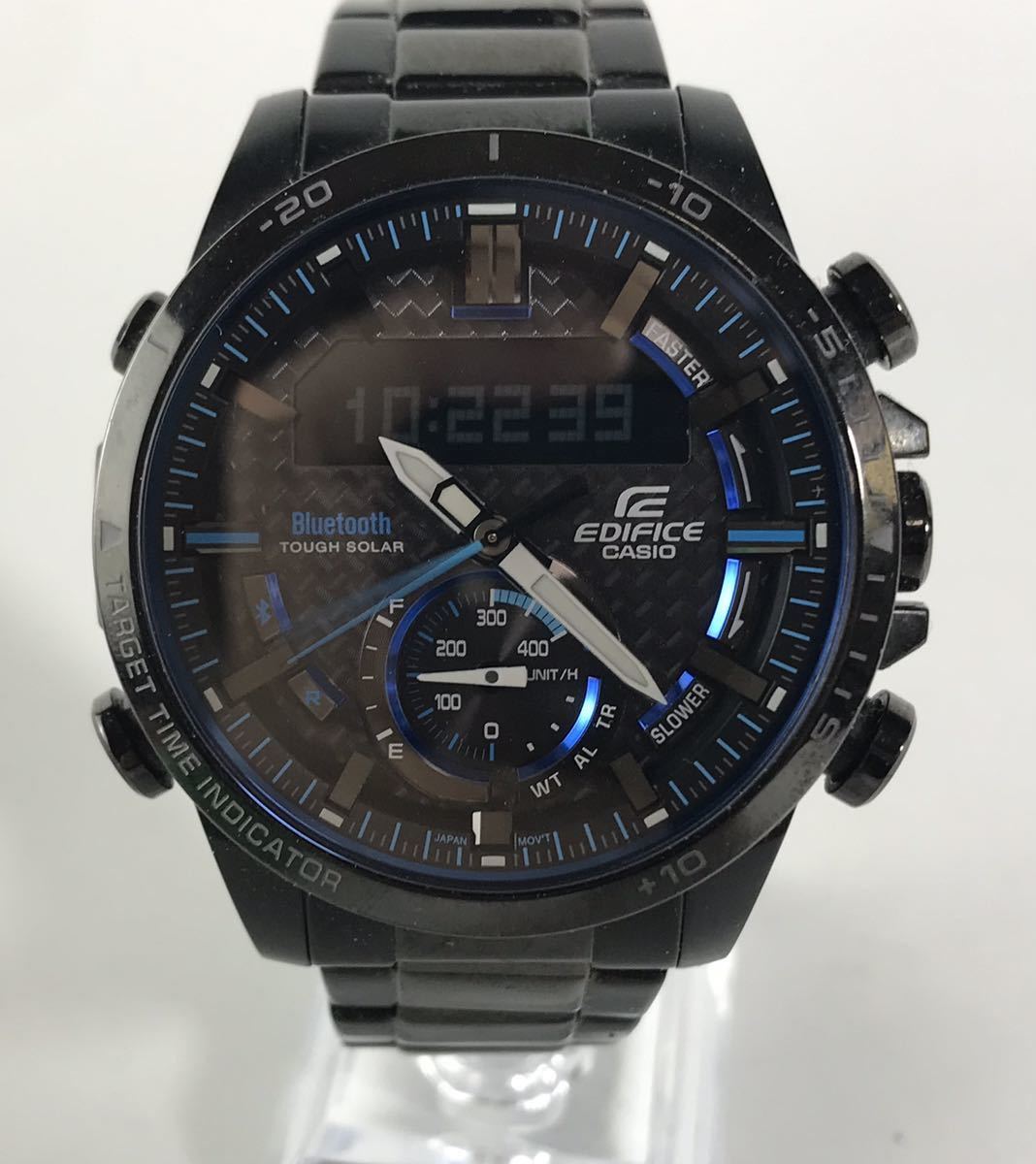 稼動品】腕時計 CASIO EDIFICE タフソーラー Bluetooth 仲良い 