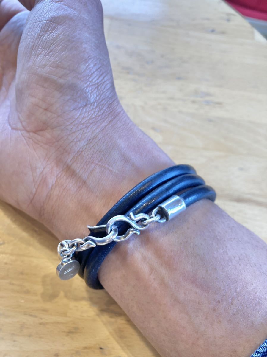 ガルニ ブレスレット レザー シルバー GARNI