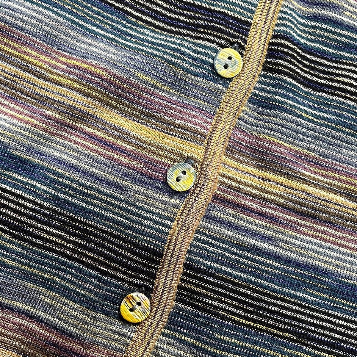 美品 MISSONI ミッソーニ ウール ニット 長袖 ロング カーディガン