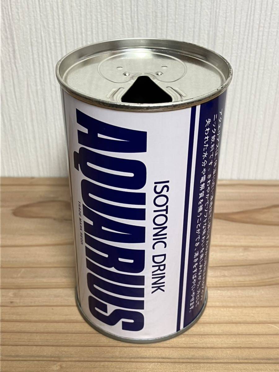貴重！ コカ・コーラ AQUARIUS 空き缶（1986年）アクエリアス スチール
