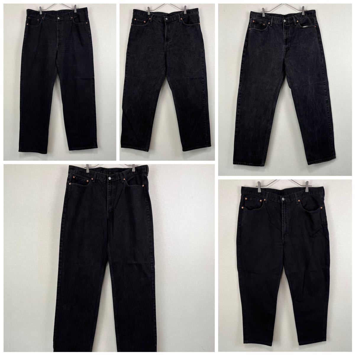 90s【Levis】501-0165 後染めブラック 濃色 デニムパンツ W31 L32 USA