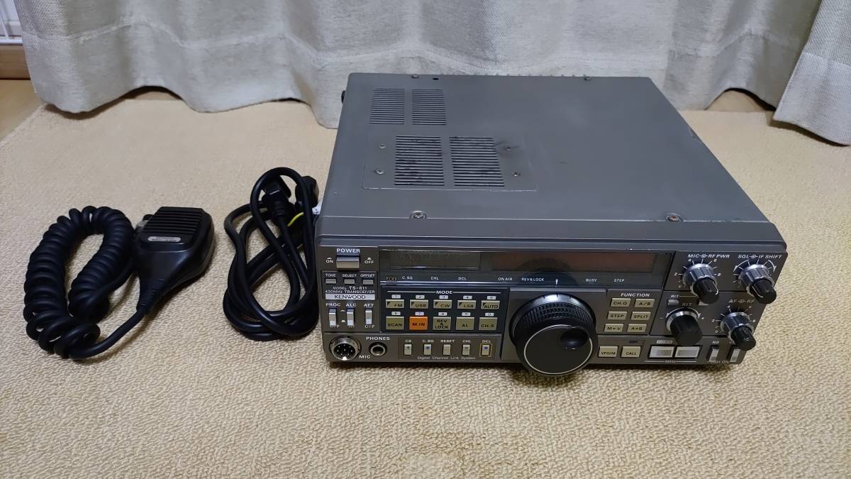 マイク付き】KENWOOD TS-811 430MHz 10w オールモード トランシーバー