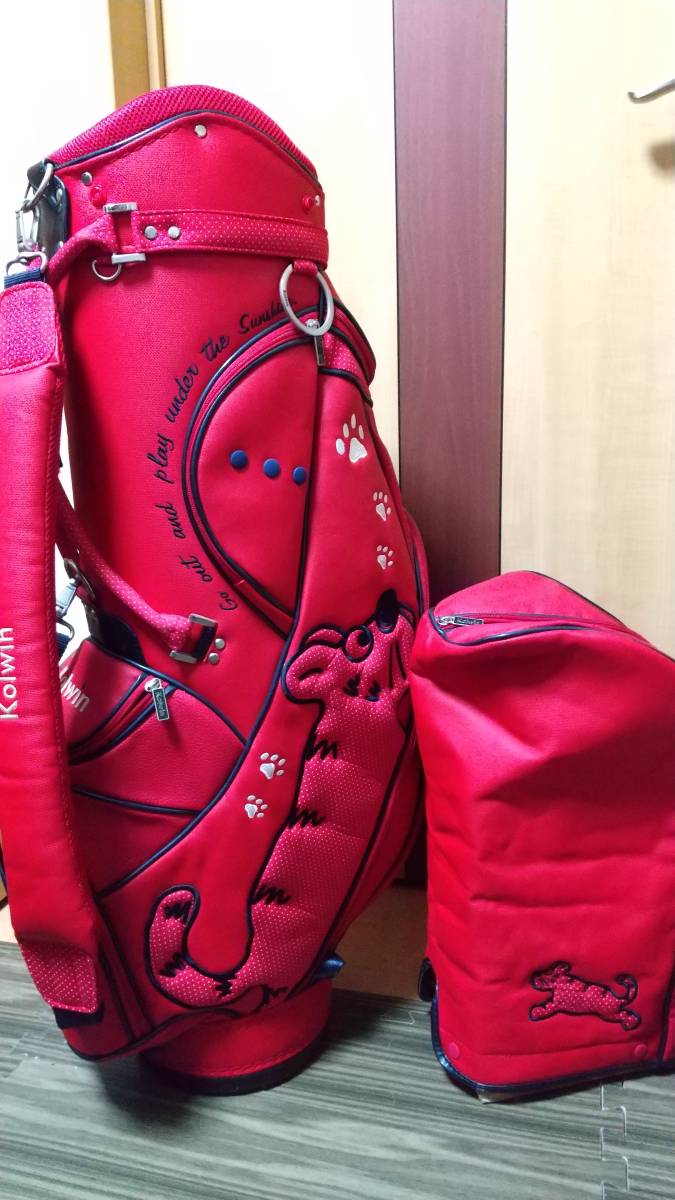 美品 kolwin キャディバック メッチャ可愛いバック ナイキ・アディダス・プーマ・ミズノにはない可愛さです