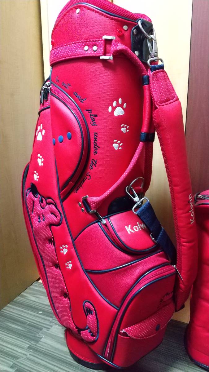 美品 kolwin キャディバック メッチャ可愛いバック ナイキ・アディダス・プーマ・ミズノにはない可愛さです