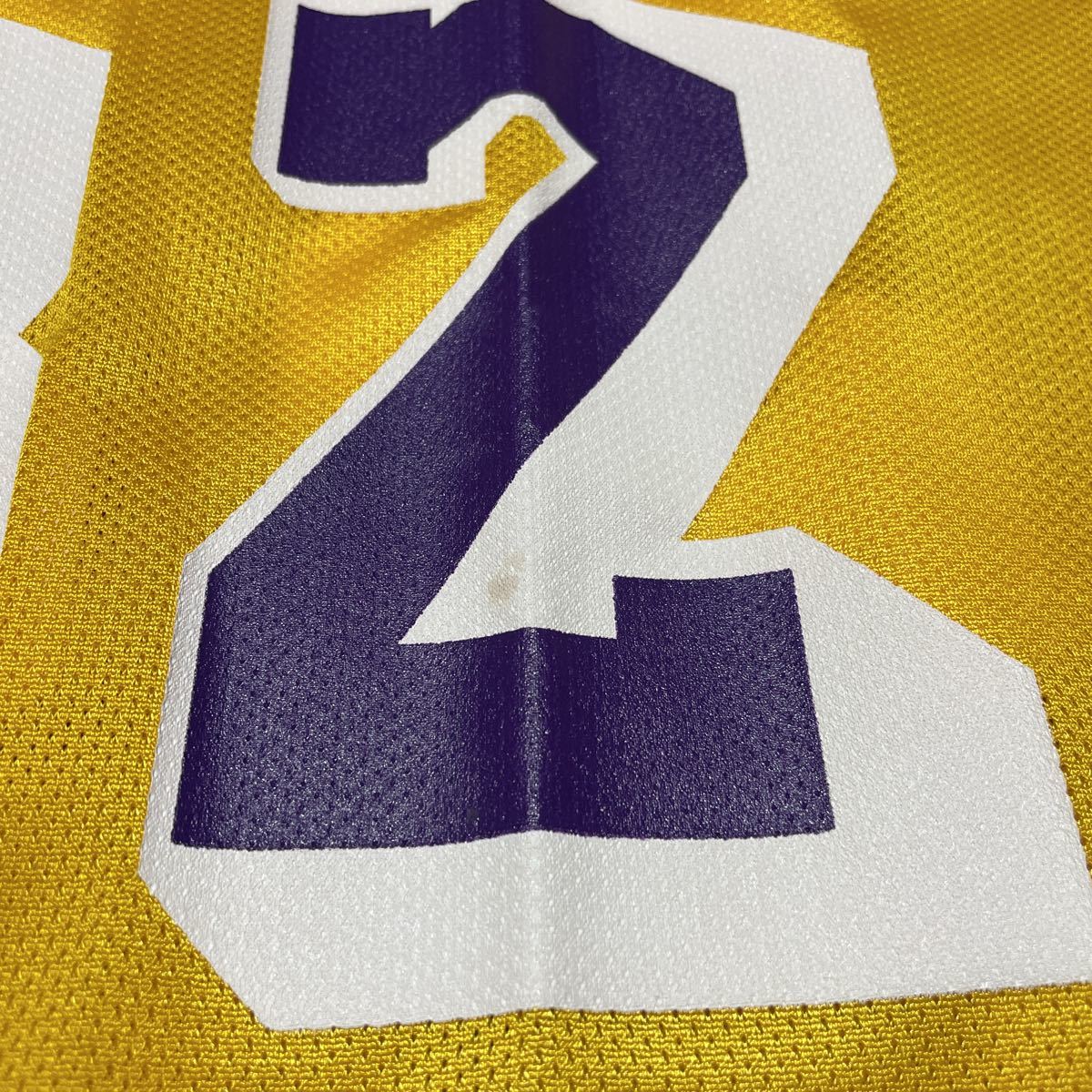 ほぼ未使用 USA製 NBA 50周年記念 Champion ロサンゼルス レイカーズ 