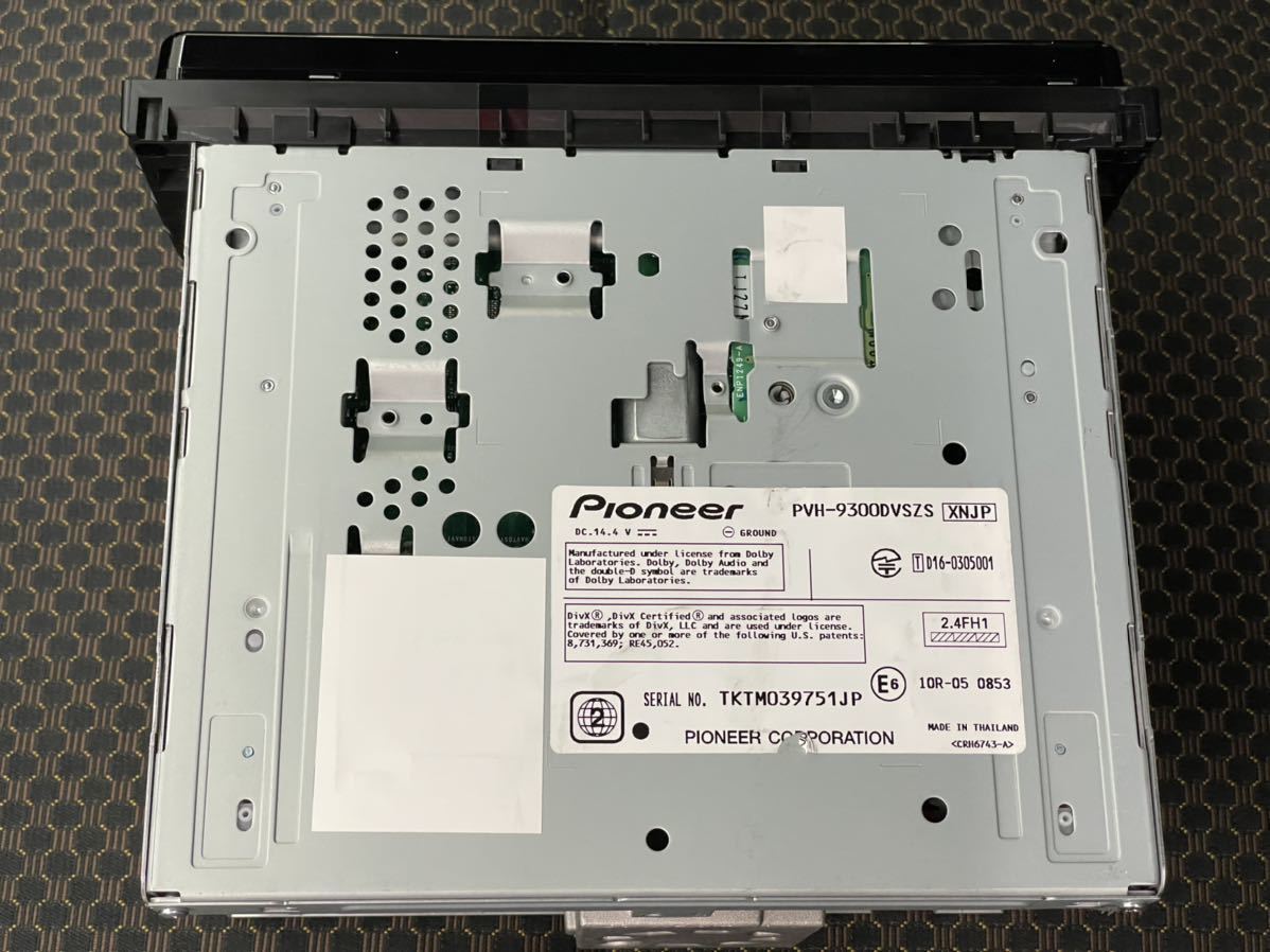 パイオニア PVH-9300DVSZS スズキ 純正オプション DVD/AM/FM/Bluetooth