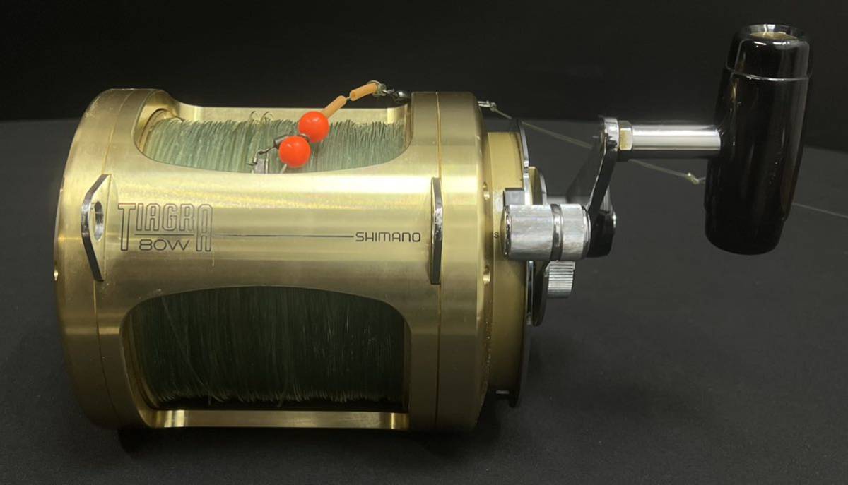 シマノ ティアグラ 80W SHIMANO TIAGRA リール 手動 船用 大型 右巻き