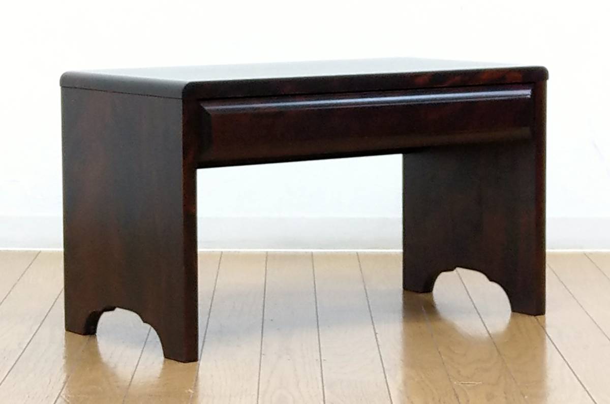 木製 無垢 厚さ2.2cm 樺材(カバ材) 文机 座机 作業台 机 台 帳場机 デスク 民芸家具 調 小ぶり 幅60cm 無垢 | 樺