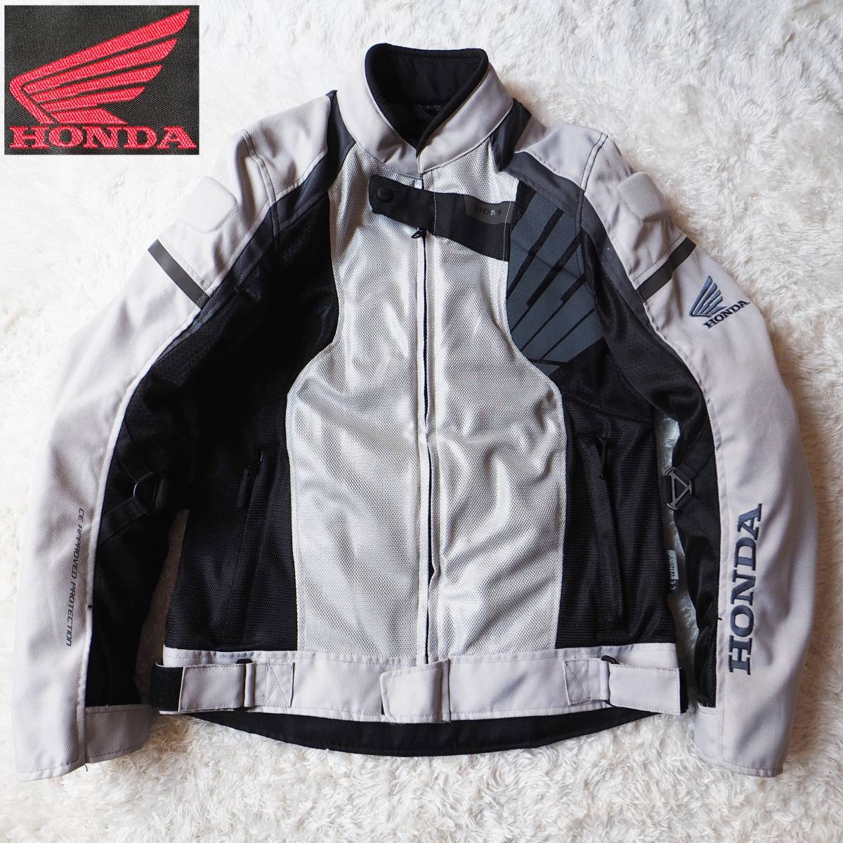 ホンダ HONDA メッシュジャケット ライダースジャケット ブラック 