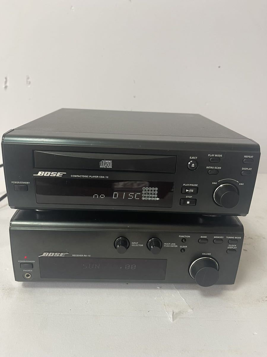 BOSE/ボーズ CDプレーヤー/レシーバーアンプ/CDA-12/RA-12/MDA-12