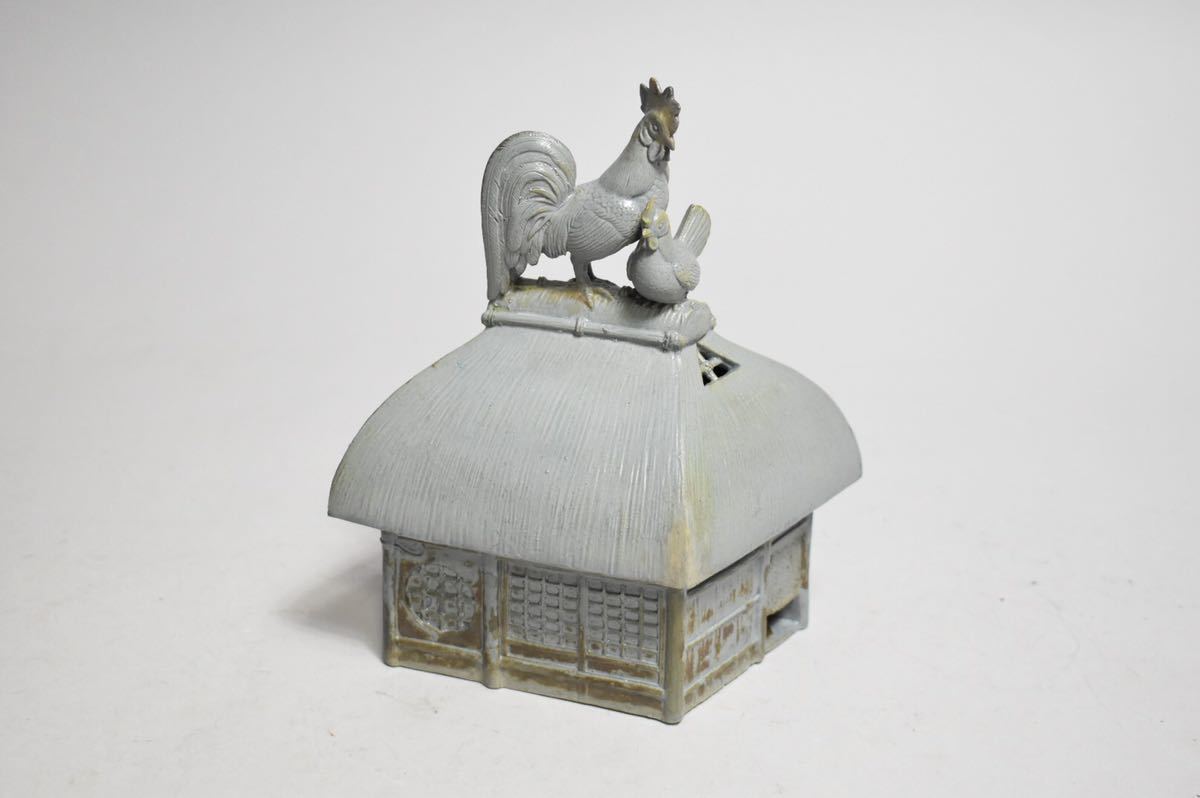 英 2105 江戸中期 古備前閑谷焼葛屋鶏香炉 古備前鑑定委員会鑑定書付