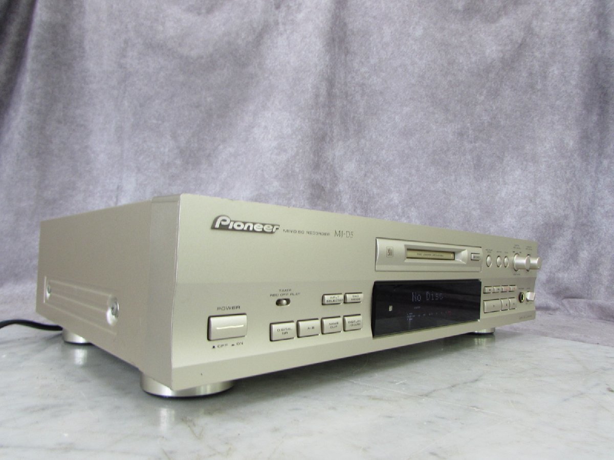 ☆ PIONEER パイオニア MJ-D5 MDデッキ ☆中古☆