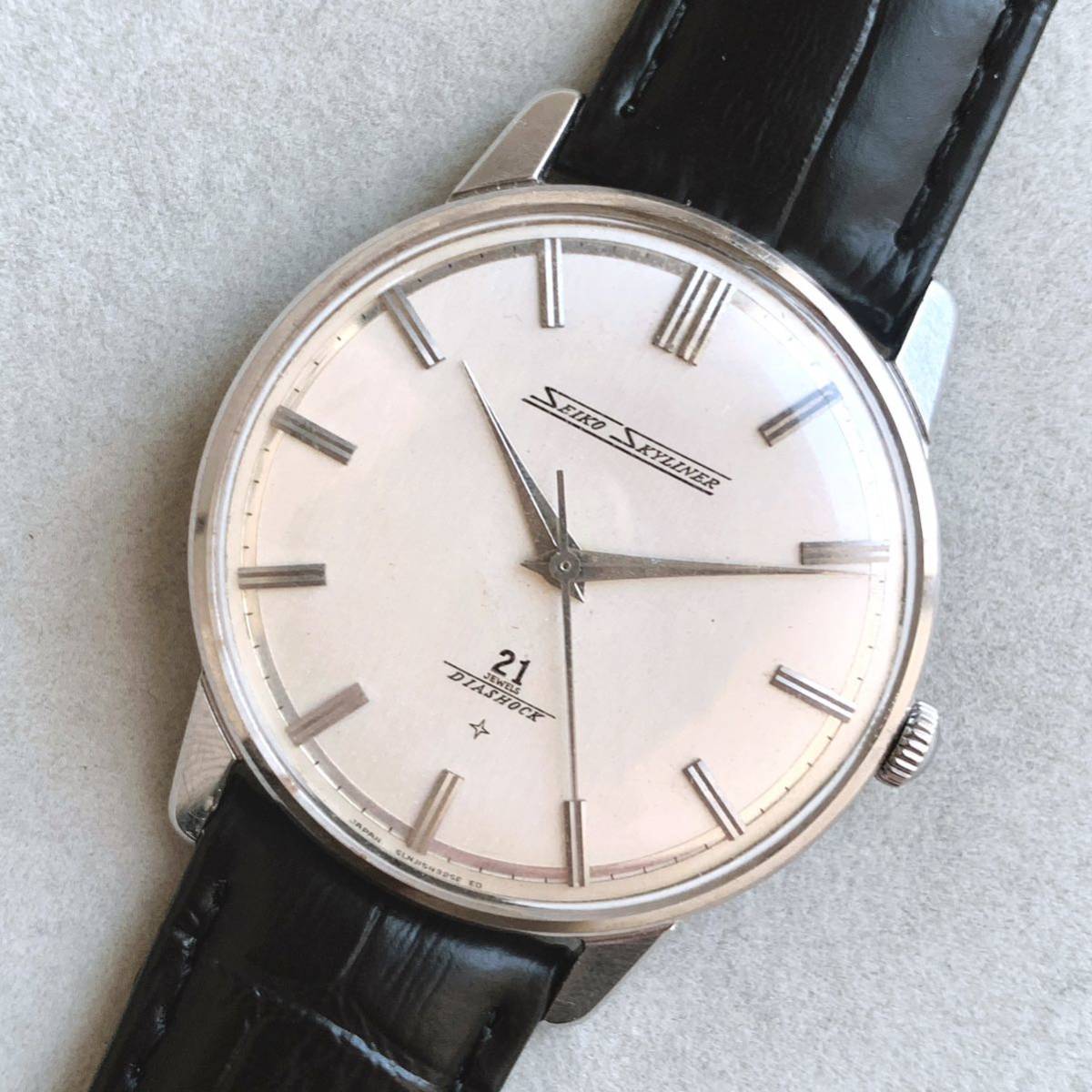 スカイライナー セイコー 手巻き 1022SEIKOセイコー Cal OH済み◎SEIKO 