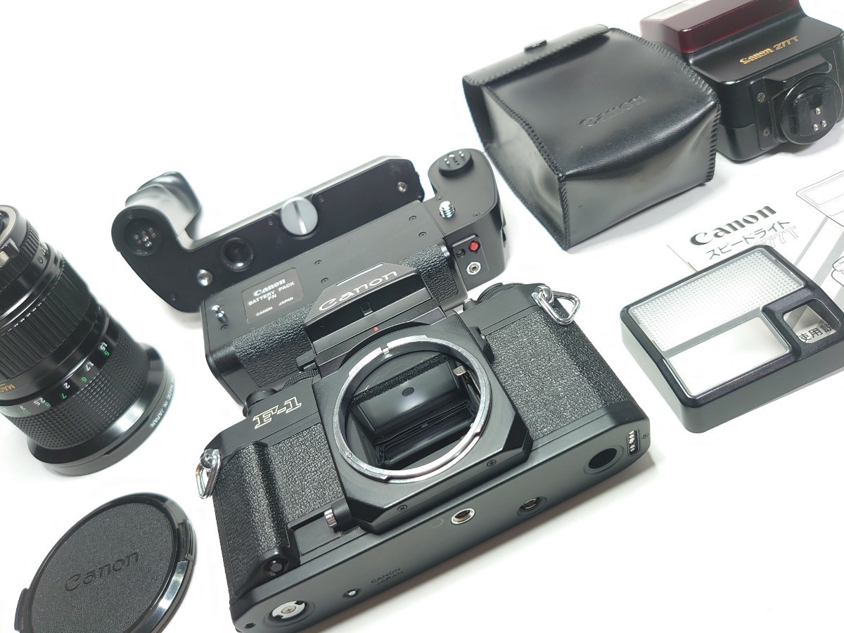Canon New F-1 AEファインダー レンズ・モータードライブ セット Canon F-1 New AE キヤノン NEW FN AEファインダー Motor モーター