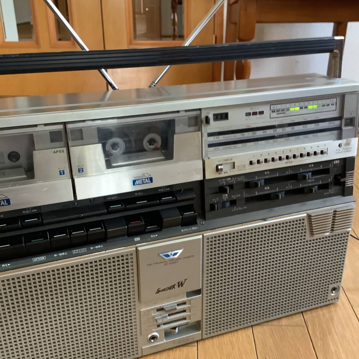 ☆SHARPシャープ ダブルラジカセTHE SEARCHER-W GF−828ST 超動作美品☆