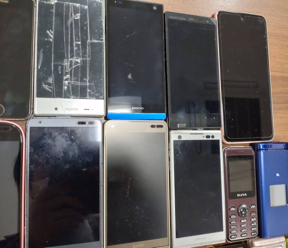 ジャンク 現状品 スマホ ガラケー 携帯電話 ケータイ 36点 おまとめ 