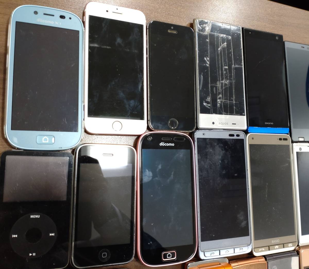 ジャンク 現状品 スマホ ガラケー 携帯電話 ケータイ 36点 おまとめ  