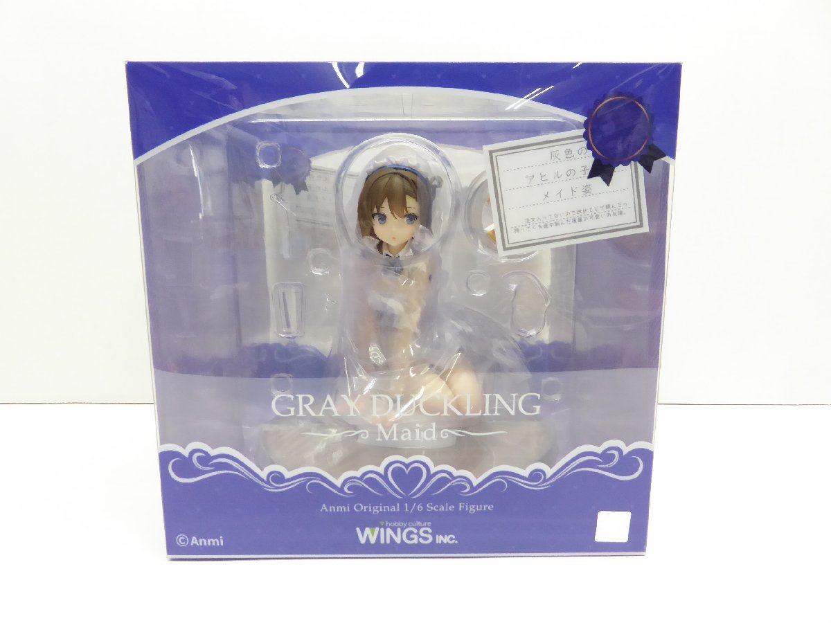 未開封 WINGS inc. Anmi 1/6 灰色のアヒルの子メイド姿 フィギュア △