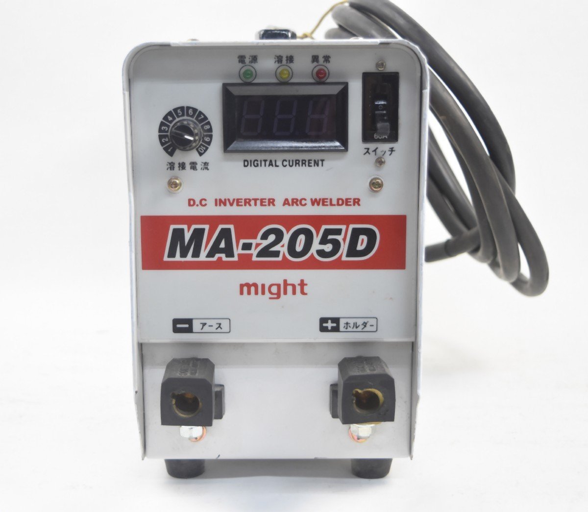 動作OK] might マイト工業 直流 インバーター アーク溶接機 MA-205D 単 