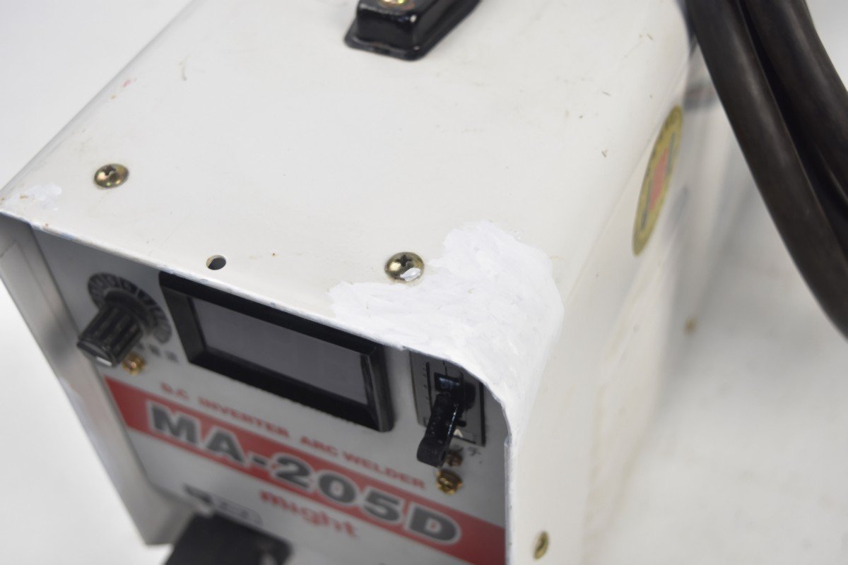 動作OK] might マイト工業 直流 インバーター アーク溶接機 MA-205D 単 