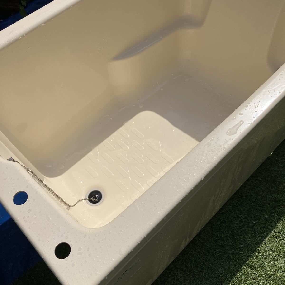 中古浴槽 バスタブ 風呂桶 農業用 雨水貯水 DIY 6754番 一ヶ所汚れそれ 