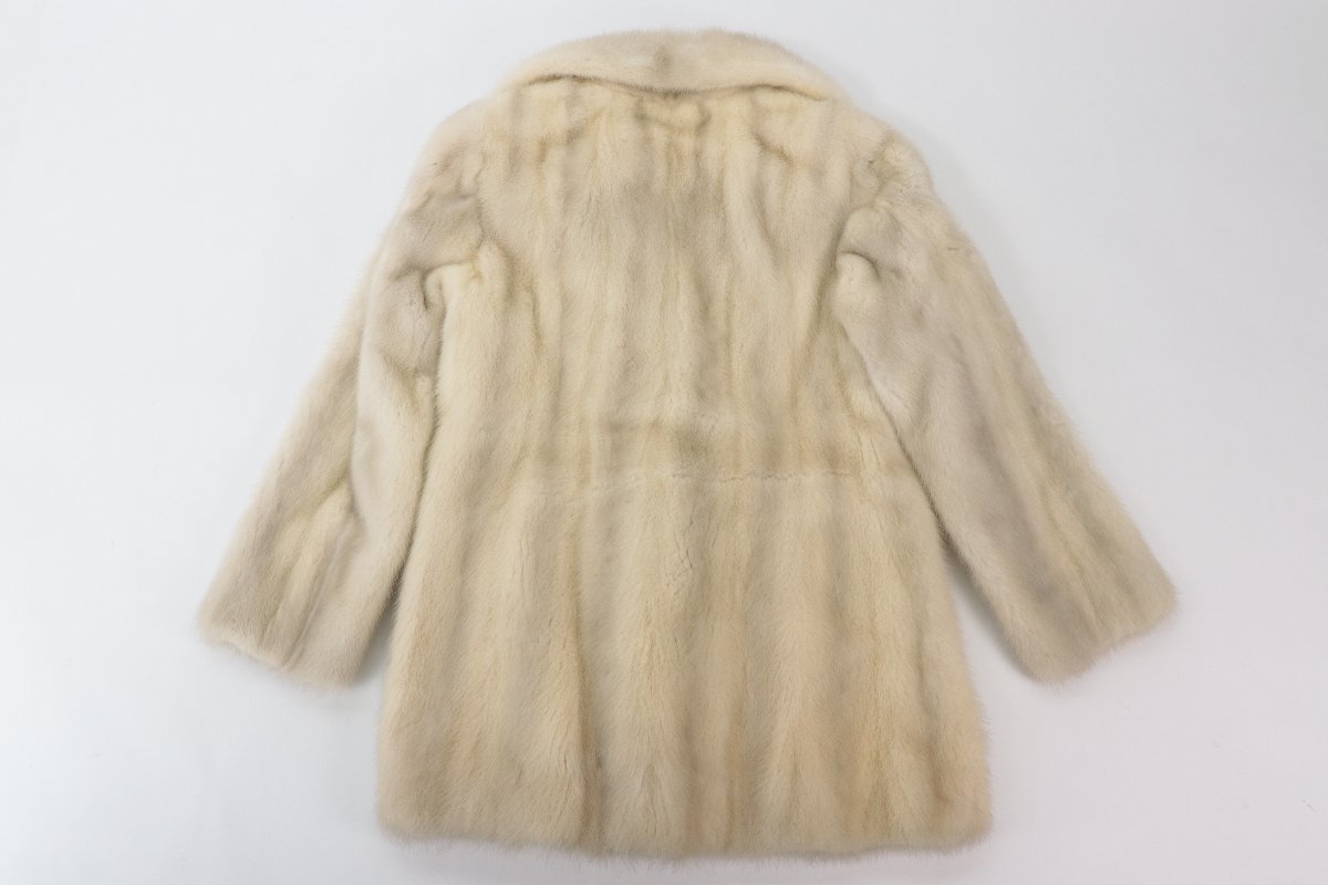 サガミンク ファーコート シェアードミンク 銀サガ Superd Quality