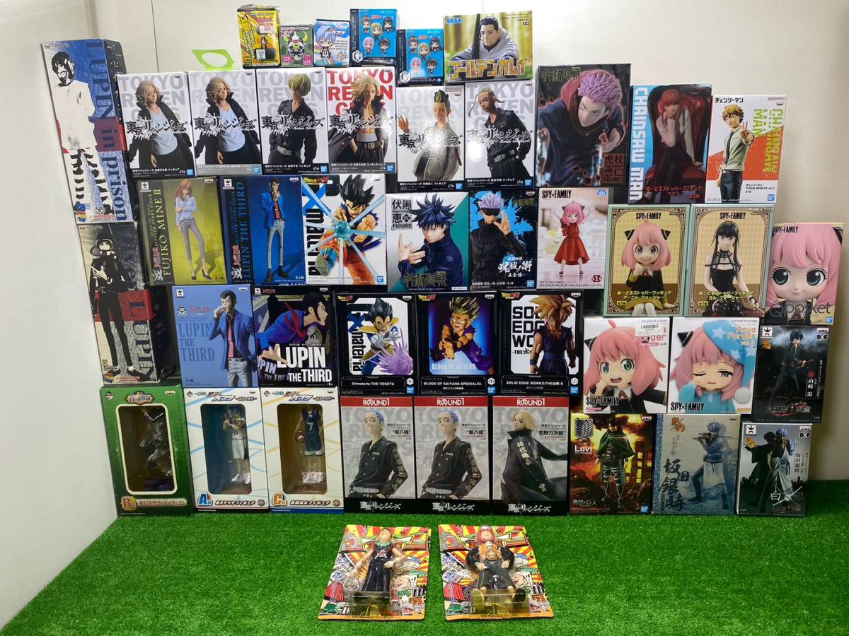 □30　少年 フィギュア 一番くじ Qposket ぬーどる チェンソーマン スパイファミリー 東リベ ドラゴンボール 銀魂 進撃 黒子 呪術 160
