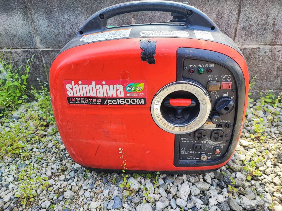 【セール，新品】 激安１円スタート 新ダイワ shindaiwa インバータ発電機 IEG1600M ジャンク品(インバーター発電機)｜売買されたオークション情報、yahooの商品情報をアーカイブ公開 - オークファン インバーター発電機