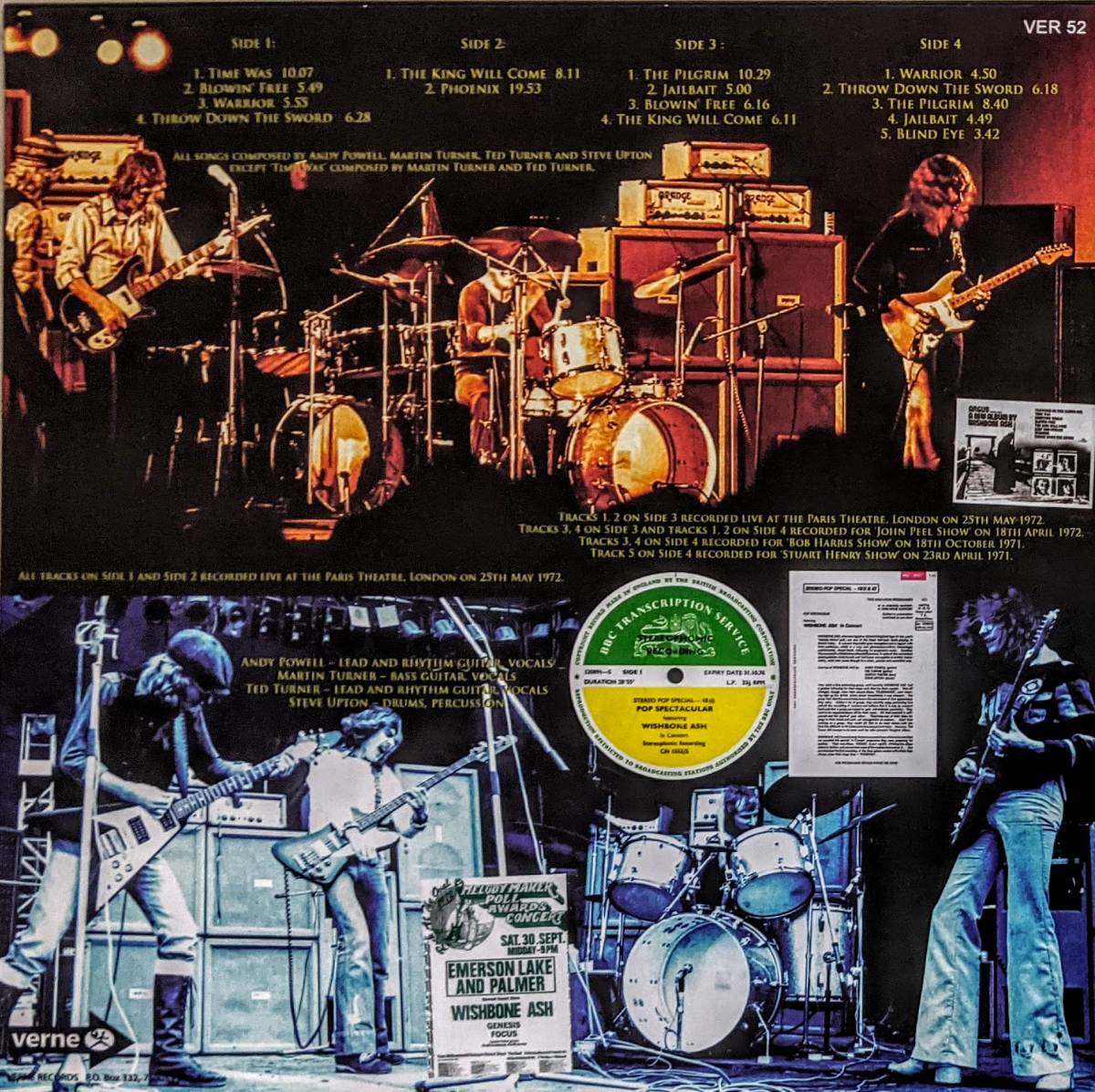 Wishbone Ash WISHBONE ウィッシュボーン・アッシュ | = – - ⁄ ASH 