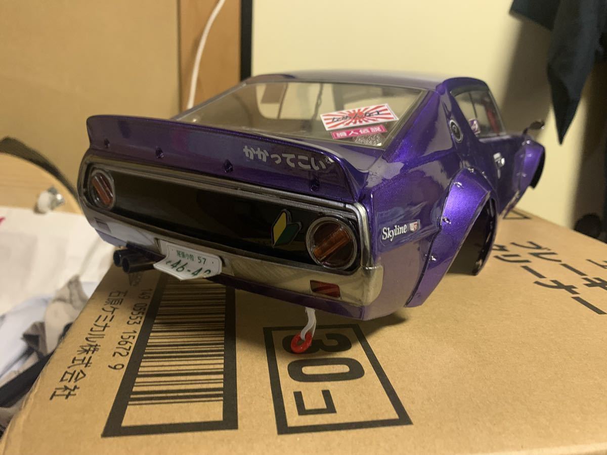 ABCホビー ケンメリ スカイライン ドリフト ABCボディ RCカー用ボディ