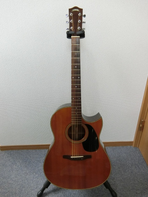 Stafford　スタッフォード SAD-880　カッタウェイ　純正ハードケース付　エレアコ　クロサワ楽器　寺田楽器製　GOTOH製ペグ