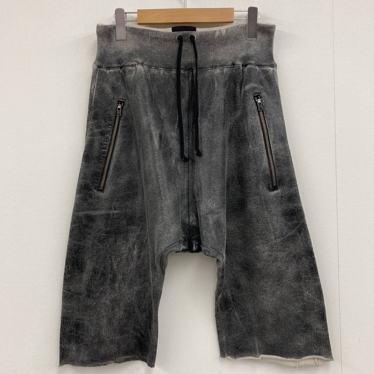 L.G.B. コーティング加工 スウェット サルエル ハーフパンツ 1サイズ LGB ルグランブルー ショートパンツ ショーツ archive 3020200