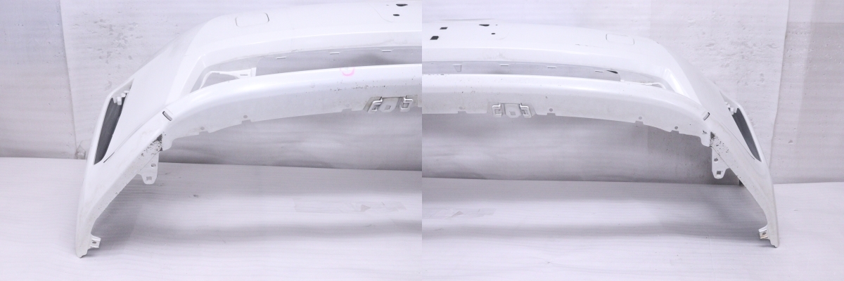 34-116☆スポ穴有☆前期 ZVW40W プリウスα フロントバンパー☆52119