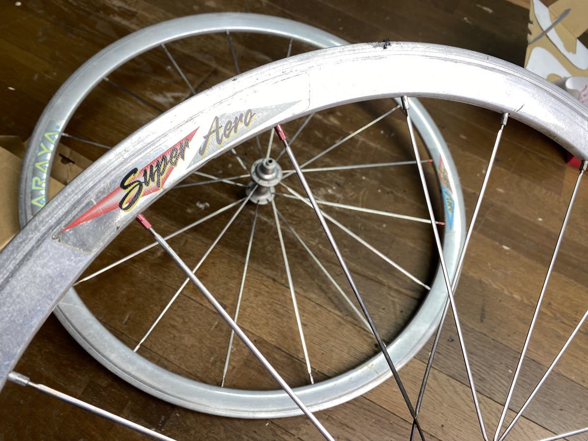 ARAYA アラヤ Super Aero ホイール ホイール ホイール（完組、手組
