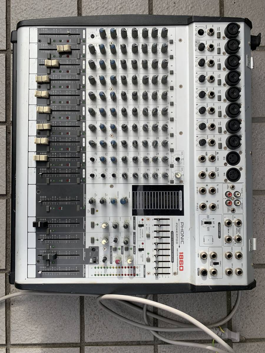 PHONIC　POWERPOD　１８６０　DELUXE　POWERED　MIXER