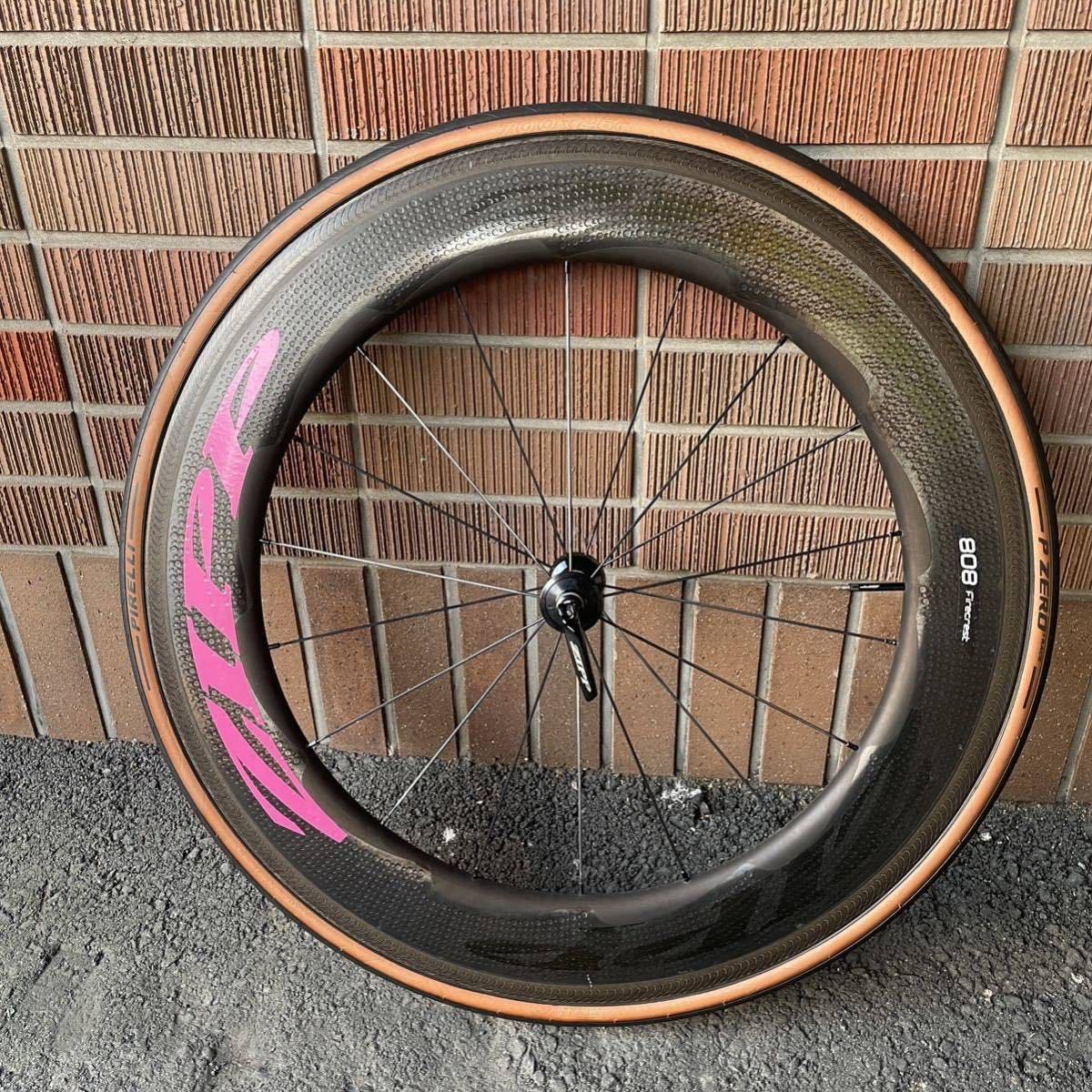 ZIPP 808 チューブラーフロントホイール リムブレーキ ジップ ZIPP 808