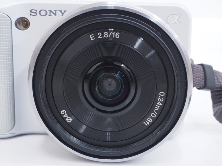 A23-871【中古品】SONY ソニー α NEX-3 ミラーレス一眼レフ/E16mm F2.8
