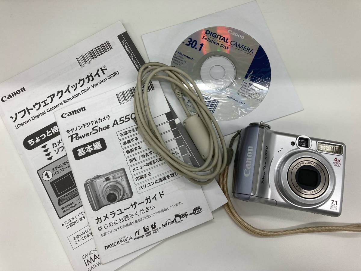 キャノン Canon Power Shot A550 パワーショット 7.1 MEGA PIXELS